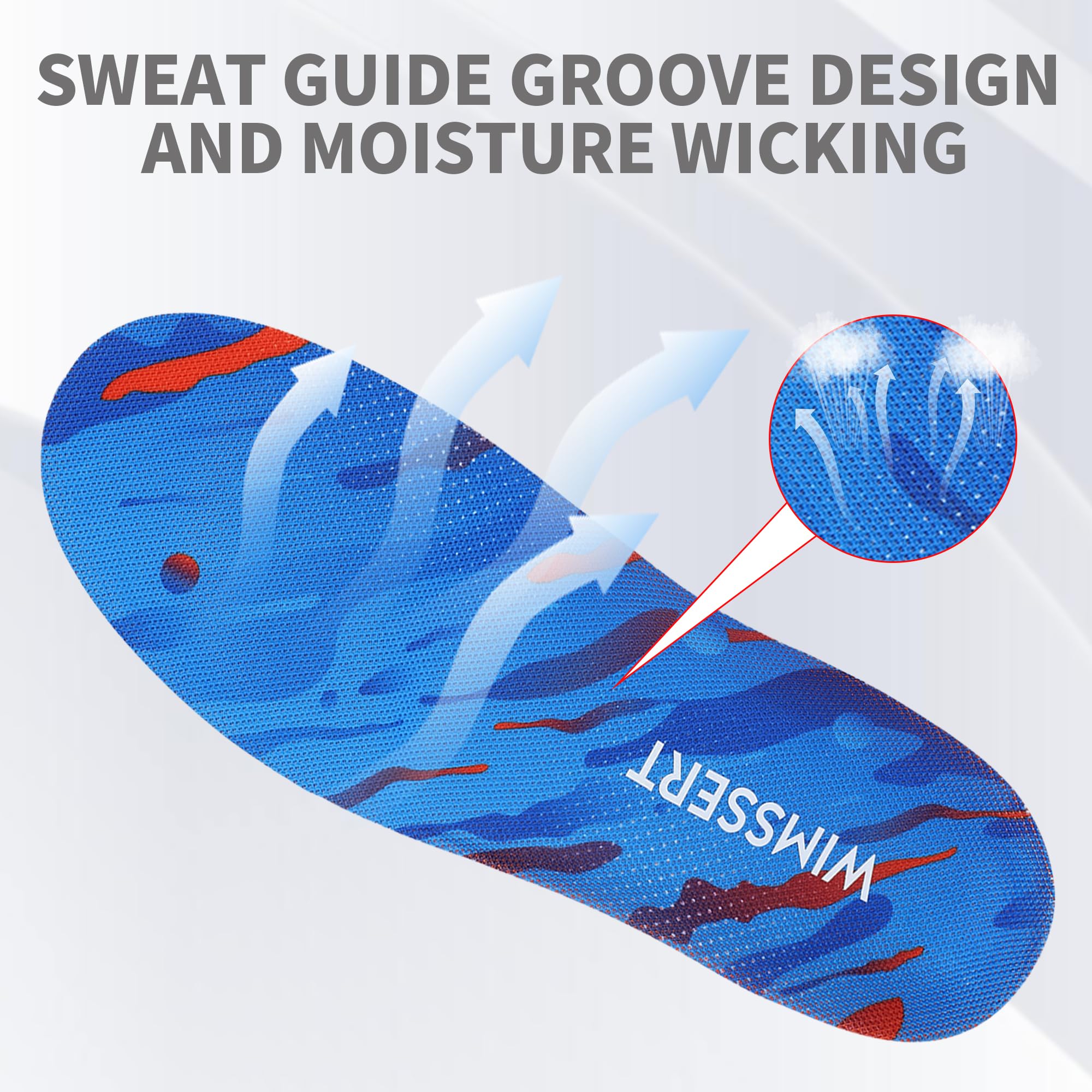 WIMSSERT Gel Work Boots Insoles cut-to-fit demonstration for a perfect shoe fit