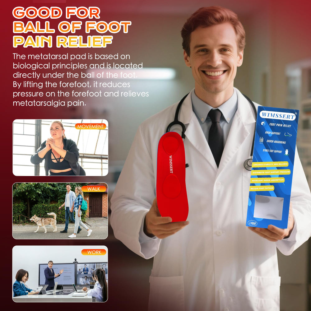 WIMSSERT suitable for men and women seeking foot comfort