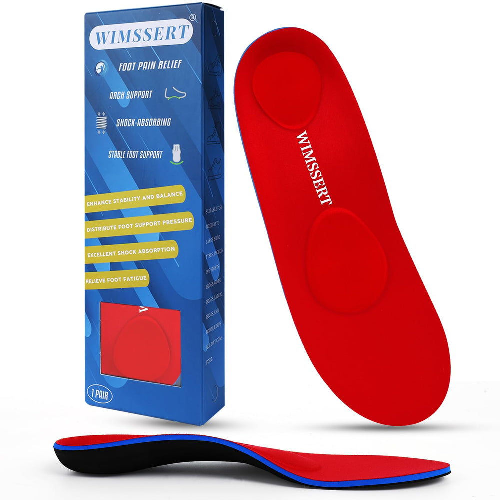 WIMSSERT metatarsalgia insole under ball of foot for targeted pressure relief during daily walking