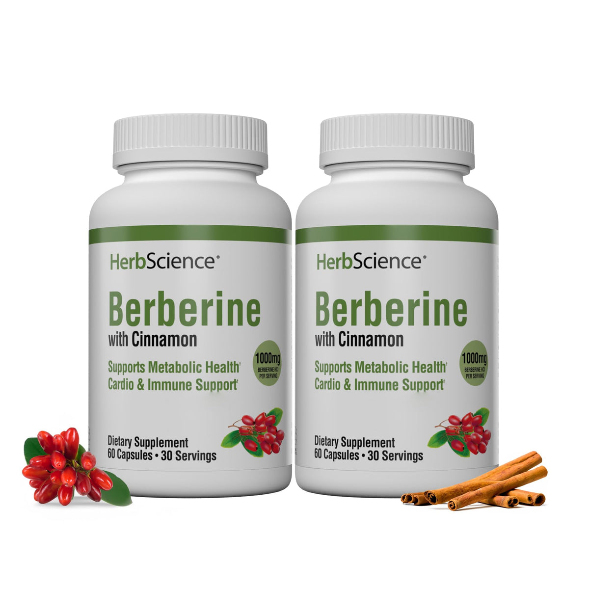 Windmill Herb Science Berberine bottle—high-potency 1000mg per serving for metabolic health.