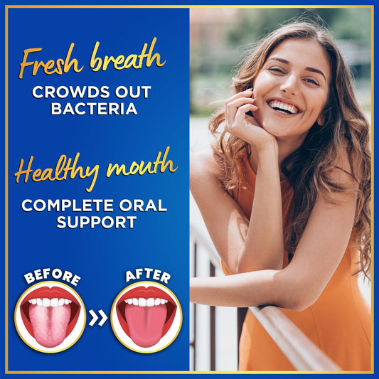Windsor Botanicals chewable tablets for teeth and gums support daily oral care.