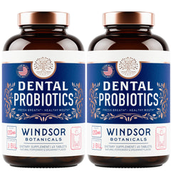 Windsor Botanicals oral probiotics for teeth and gums in everyday routines.