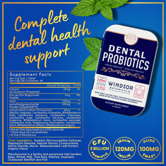 Windsor Botanicals oral microbiome balance promotes fresh breath potential.