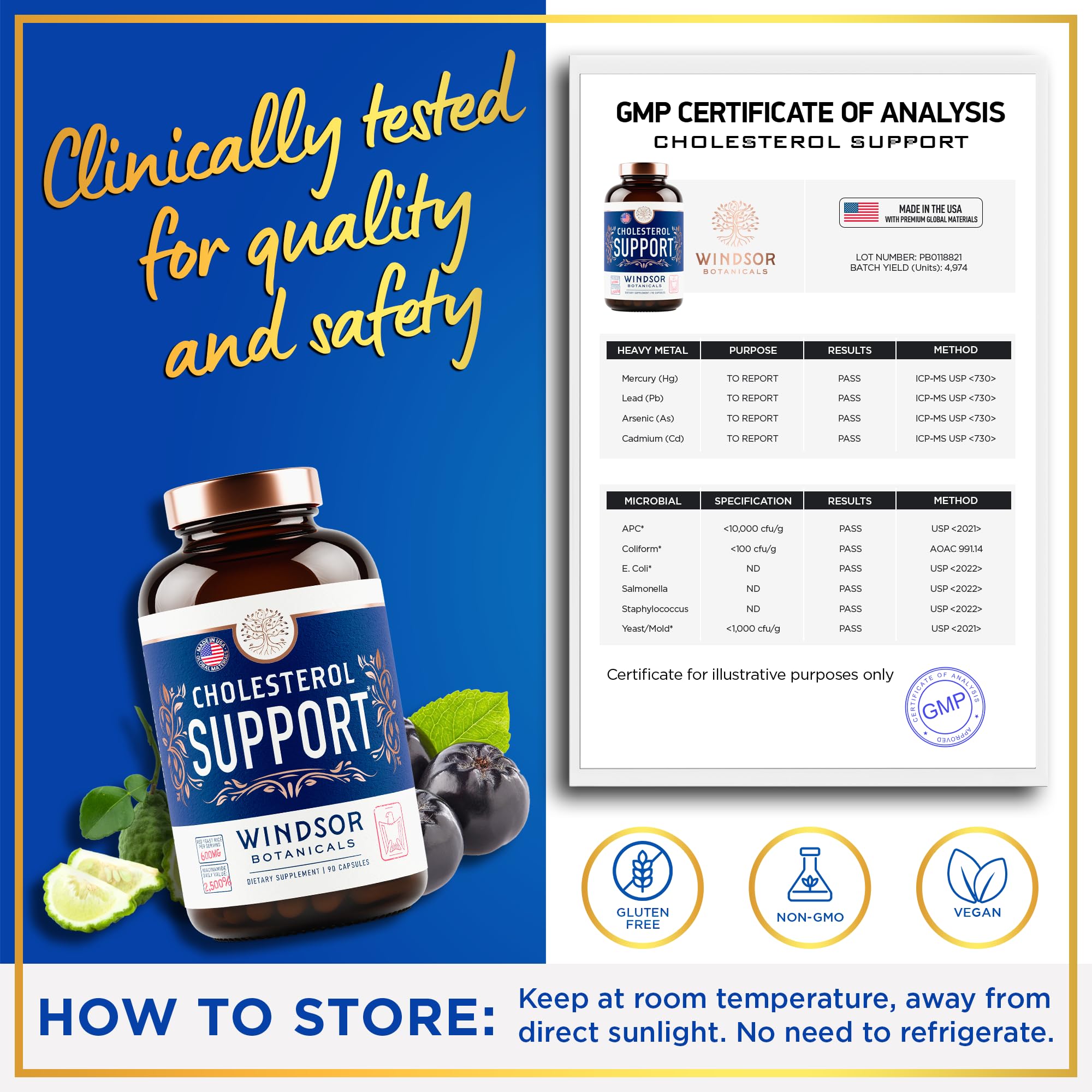 Windsor Botanicals vegan capsules on a clean display.