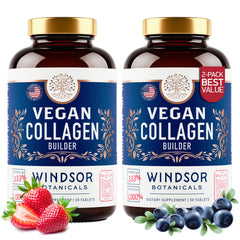 WINDSOR BOTANICALS vegan collagen bottle for daily beauty routine