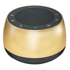 WINISH Meditation Sound Machine front view with glowing controls for easy meditation setup.