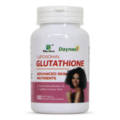 Wins Town liposomal glutathione softgels bottle showing 500mg potency for daily support.