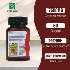 GMP-certified facility symbol assures quality for Wins Town Maca Plus