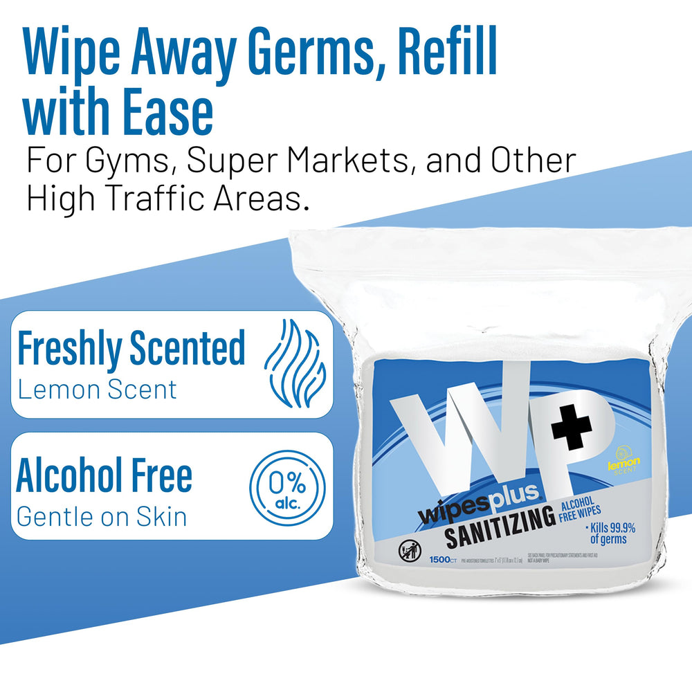 WIPESPLUS Aloe Vera-infused wipes for moisturized hands