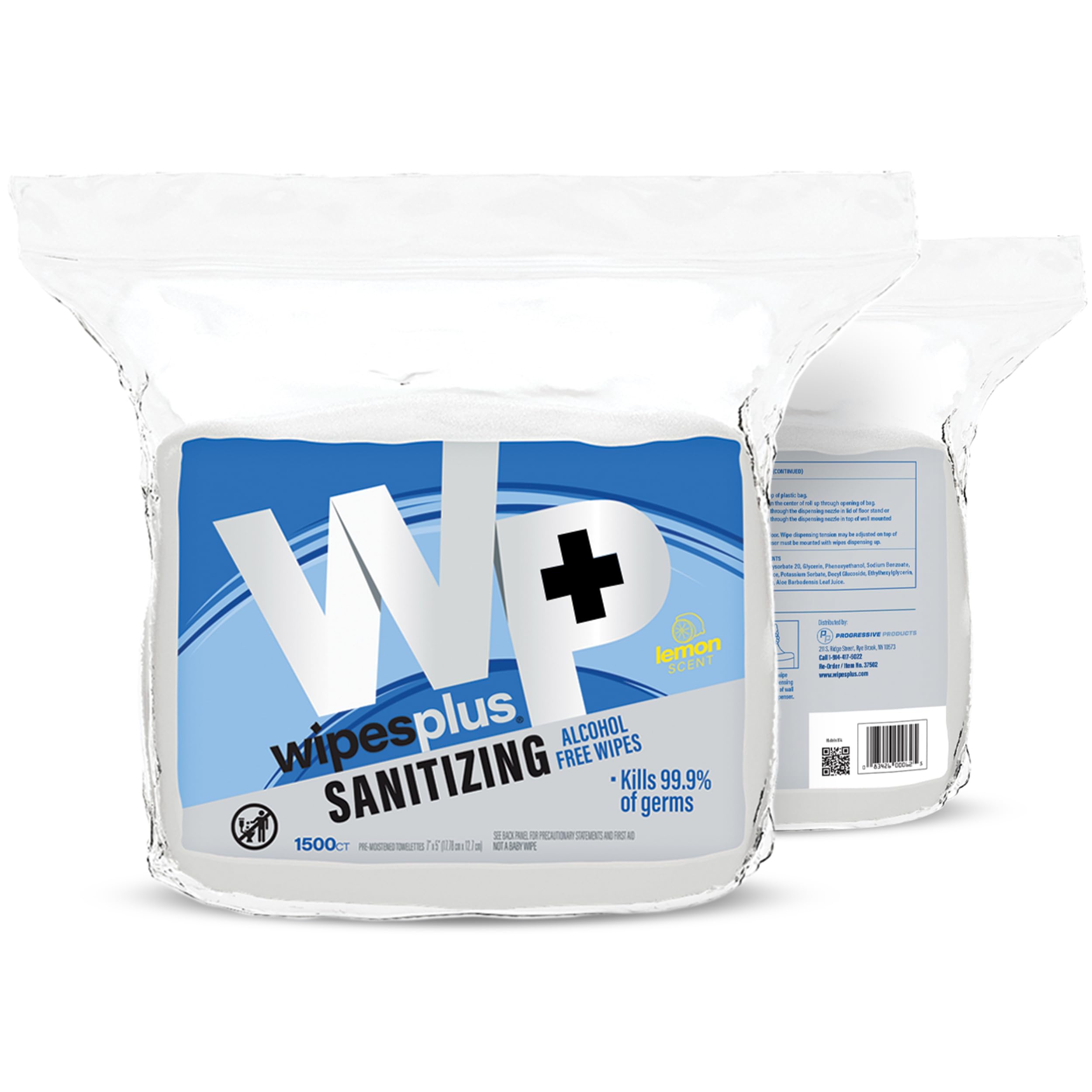 WIPESPLUS bulk refill bag with 6000 wipes for high-traffic settings