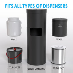 Pair of rolls shown delivering steady cleaning supply for busy hours.
