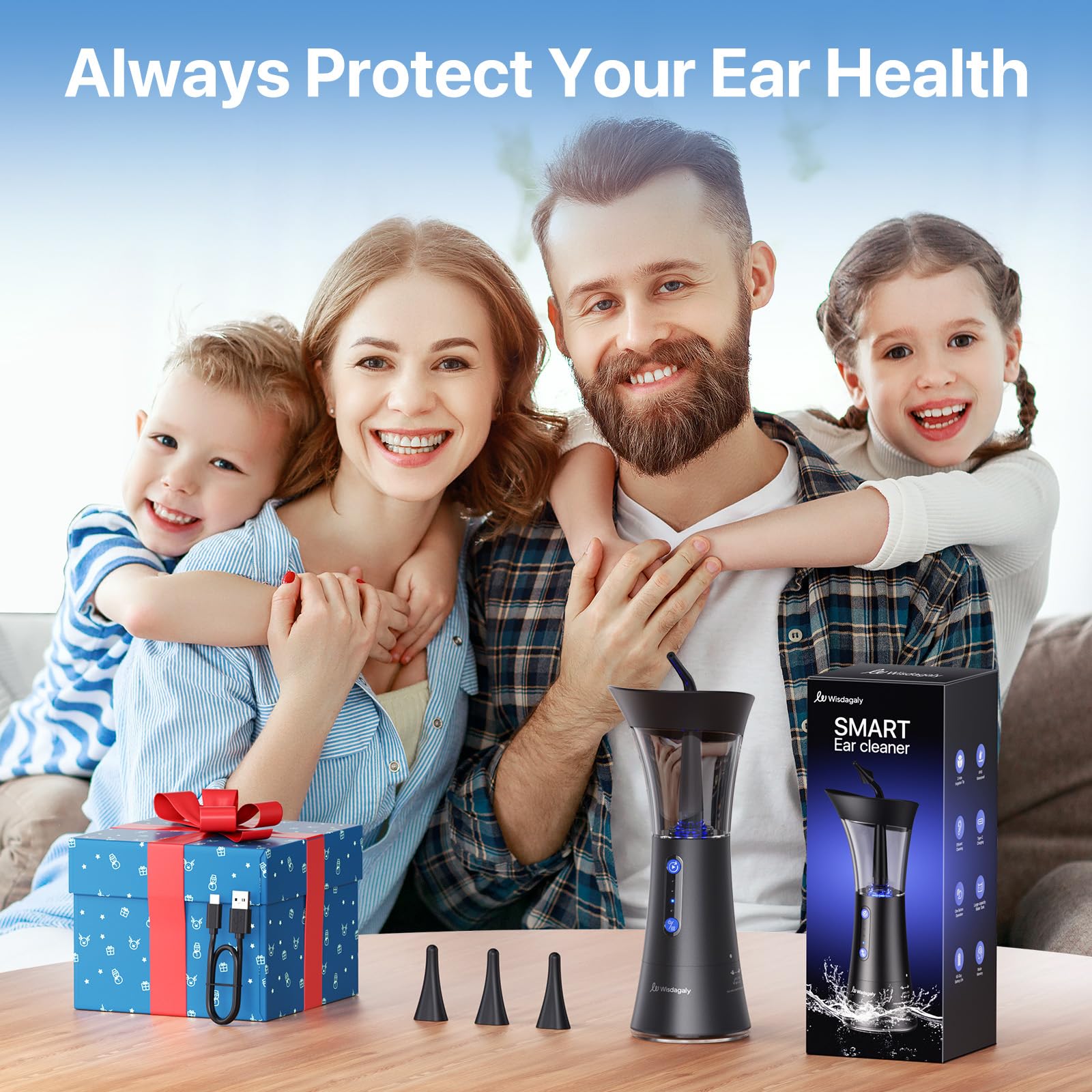 Wisdagaly complete kit provides essential tools for easy ear care.