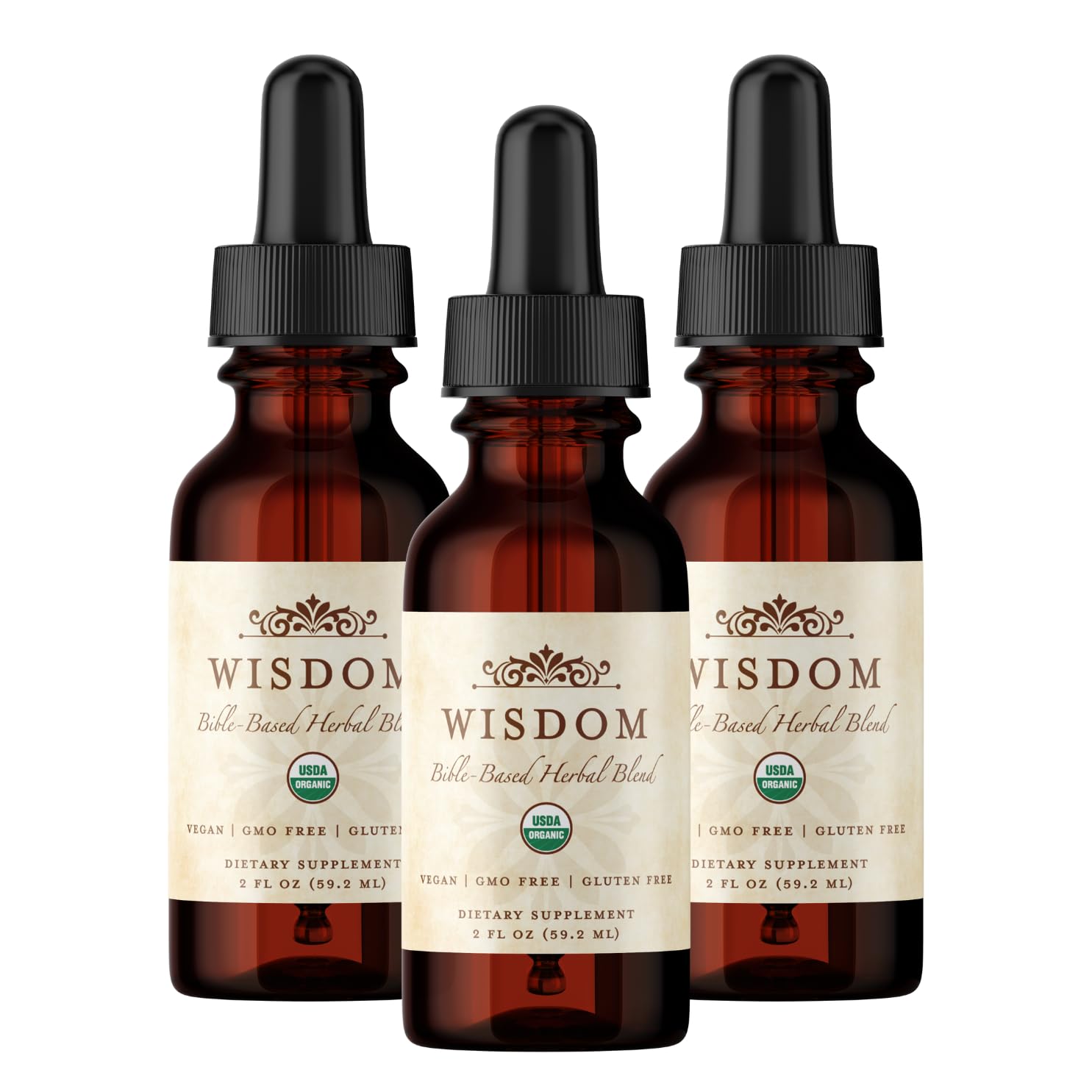 Wisdom Nutrition organic turmeric frankincense myrrh bottle pour for daily energy support