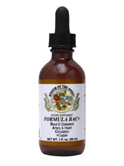 Wisdom of the Ages Formula BAC+ 1-oz bottle ready for cardiovascular support.