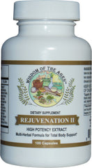 Wisdom of the Ages Rejuvenation II bottle close-up for daily total body support