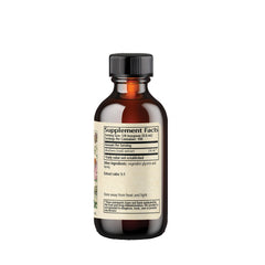 Wise Woman Herbals Eleuthero ingredients close-up shows root, glycerin, and honey for flavor.