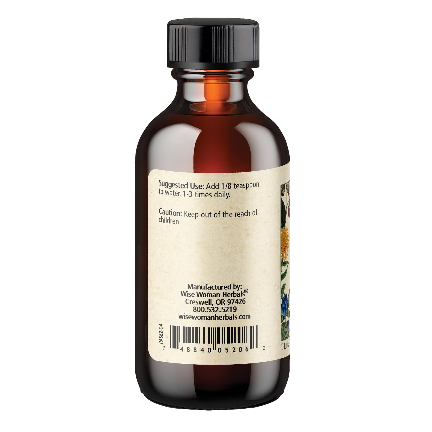 Close-up of Passionflower Passiflora extract used in Wise Woman Herbal syrup.