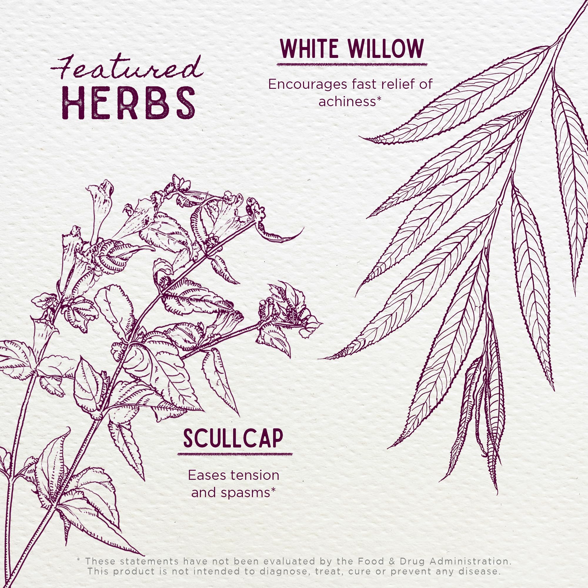 WishGarden Cranial Comfort lavender botanicals add calming notes.