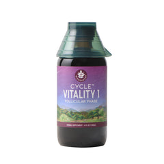 WishGarden Cycle Vitality I bottle pour shows easy daily dosing.