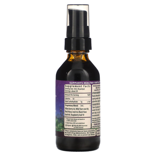 WishGarden Fertility Prep tincture dropper enables convenient liquid delivery.