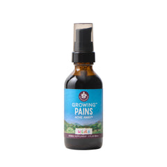 WishGarden Growing Pains Kids tincture bottle pour supports easy dosing.