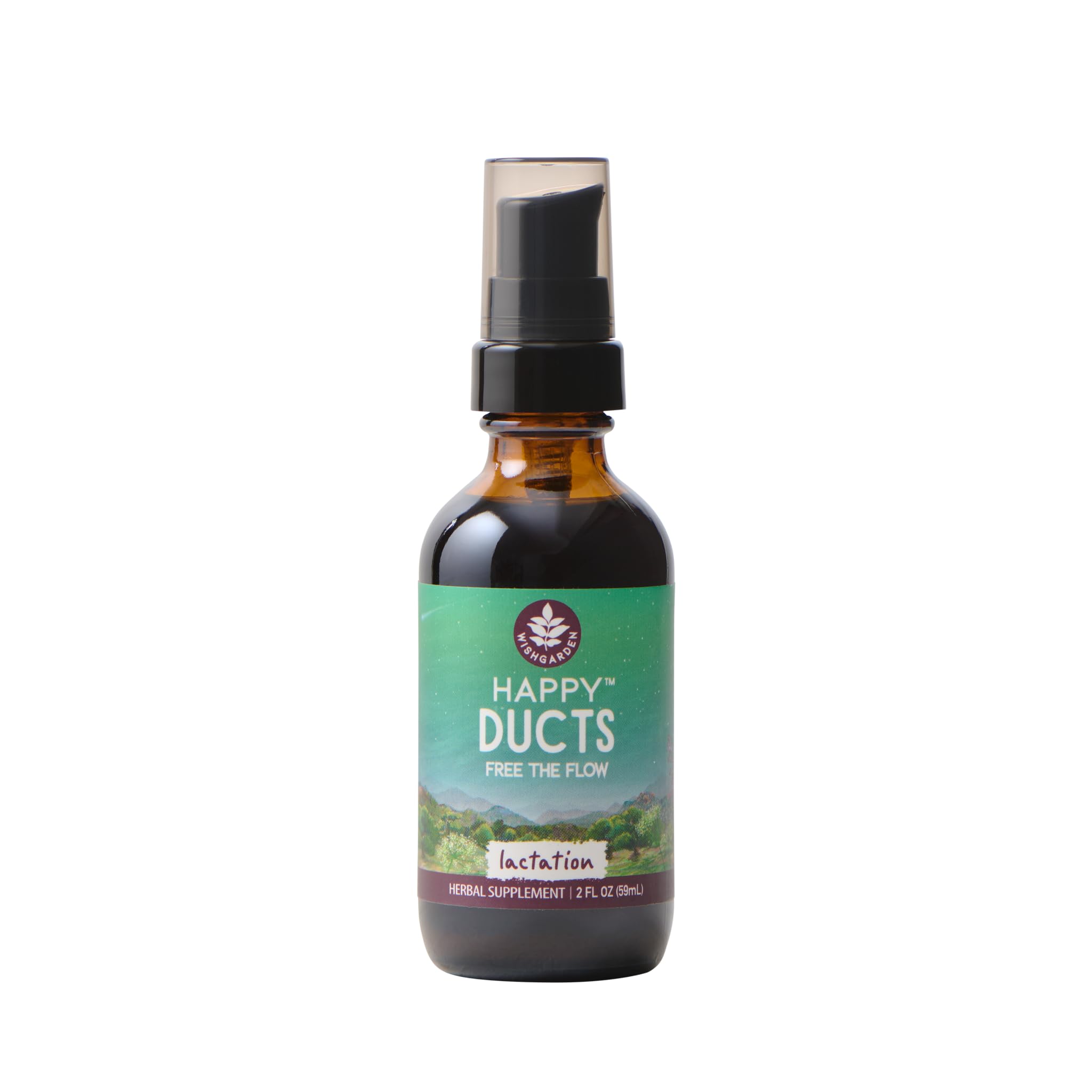 WishGarden Happy Ducts bottle pour demonstrates quick relief for engorged breasts.