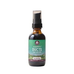 WishGarden Happy Ducts bottle pour demonstrates quick relief for engorged breasts.
