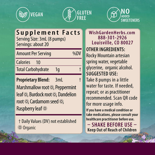 WishGarden Morning Sickness tincture drops ready for quick relief.