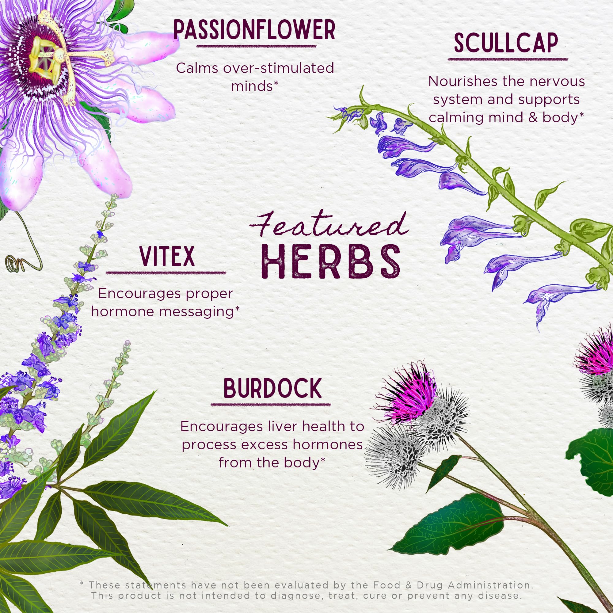 WishGarden PMS Emotional herbs blend prepared for tincture use.