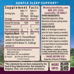 WishGarden Sleepy Nights dropper demonstrates easy, customizable dosing for your child’s bedtime routine.