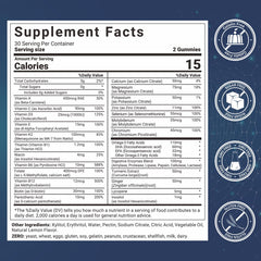 Wiszeen Mens Multivitamin Gummies being poured for quick daily routine supporting muscle health.