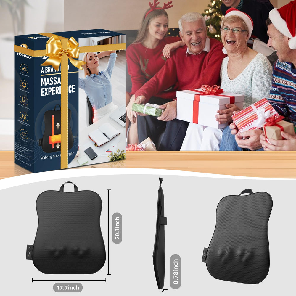 Wivikaz massager emits gentle heat during session