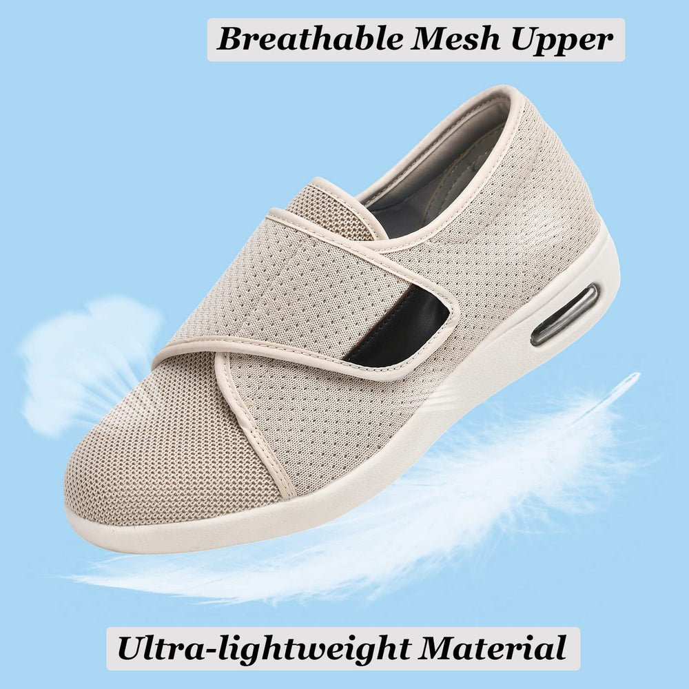W&LESVAGO soft inner lining supports dry, cool feet during walks.