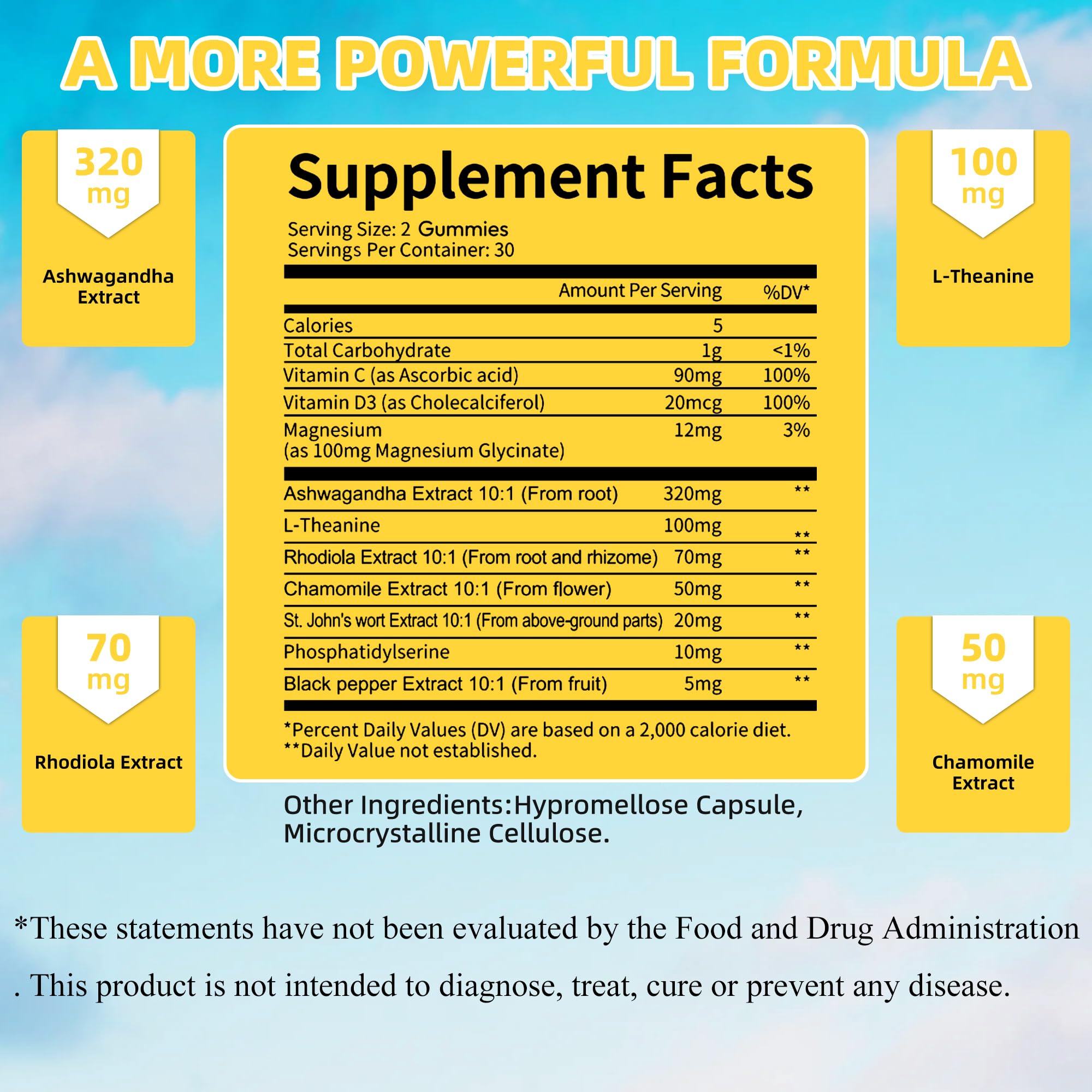 Wllbdloig Cortisol Manager bottle back view showing ingredients and features