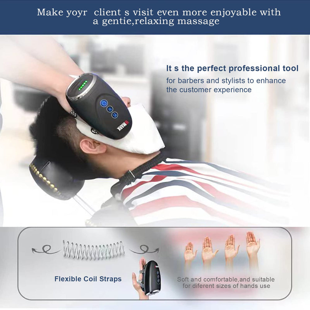 WMARK ergonomic grip supports comfortable use on neck, shoulders, or legs