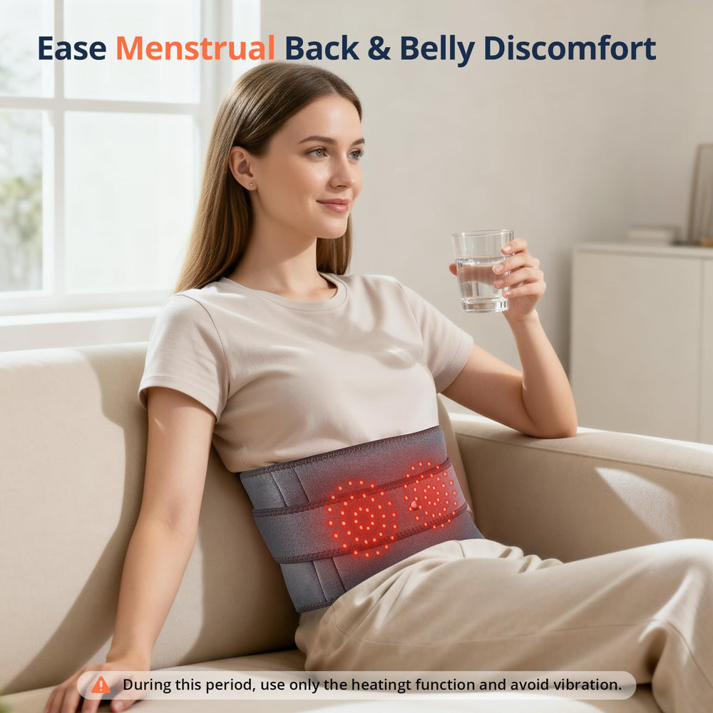 WNH massager with three heat levels for customizable warmth.