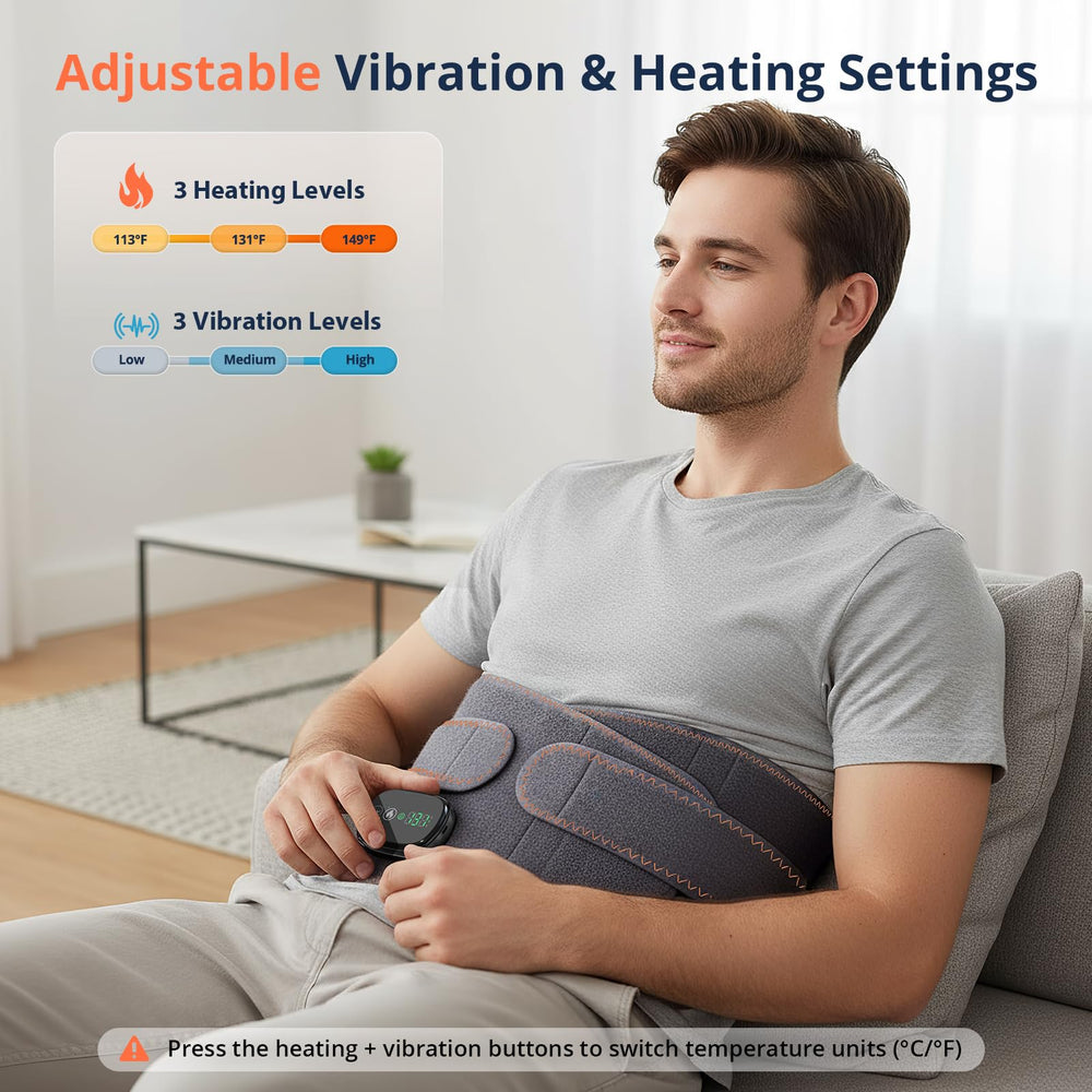 WNH massager offers three vibration modes for targeted relief.