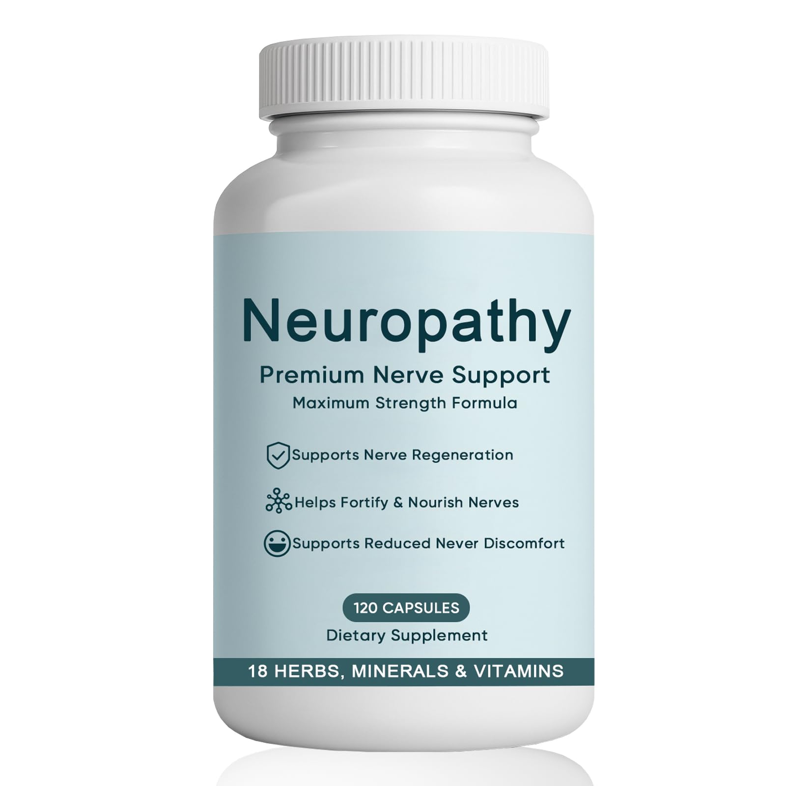 WNOHIQ NerveBright bottle for easy daily nerve support.