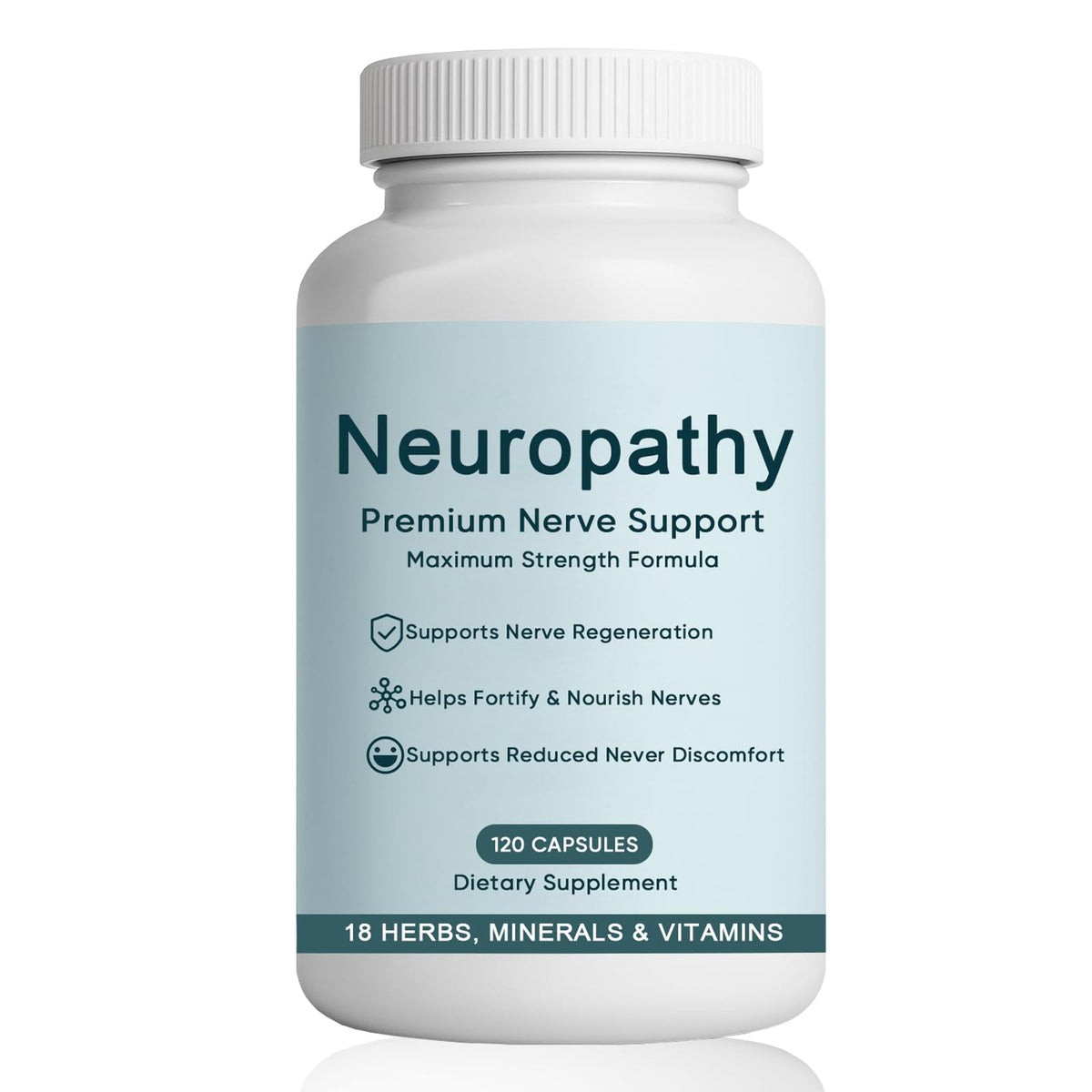 WNOHIQ NerveBright bottle for easy daily nerve support.