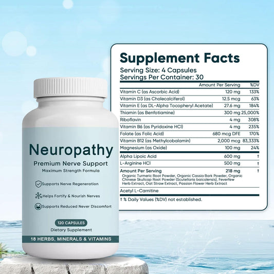 WNOHIQ NerveBright capsules close-up for convenient dosing.