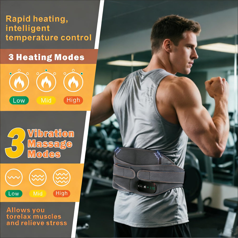 WOESKCEAR dual-straps back wrap stays secure during daily activities
