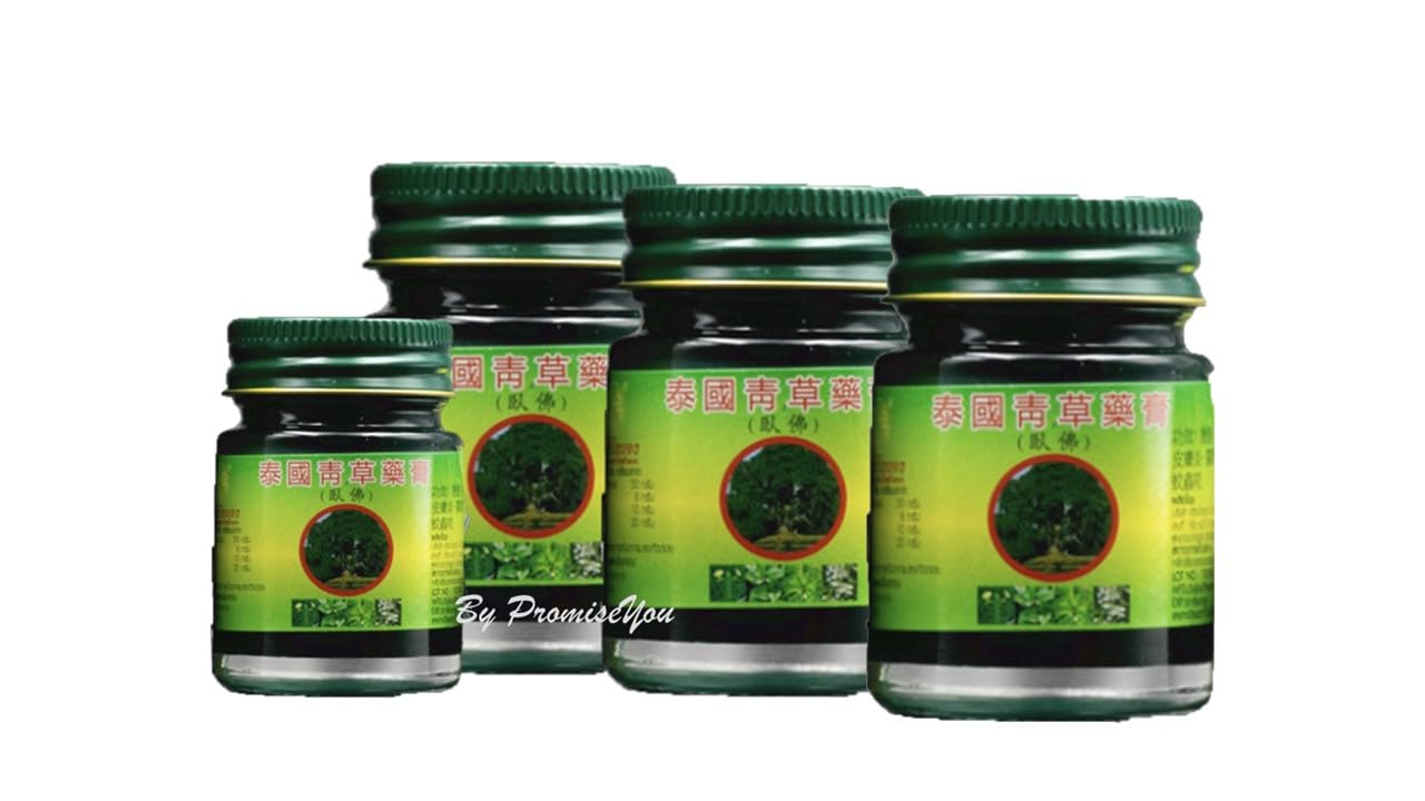 WOFO authentic green herbal balm 50g jar front view for post-activity comfort