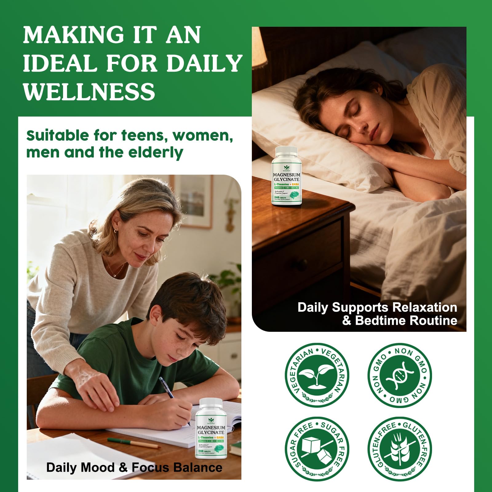WOGORGT daily pill pack illustrating a 60-day supply.