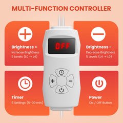 Wolezek adjustable height and gooseneck for precise face, neck, or back treatment.