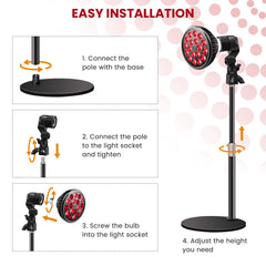 Wolezek aluminum bulb case helps heat management during therapy.