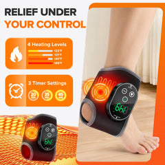 WoloyHeatie ankle wrap heat level controls enable customizable warmth