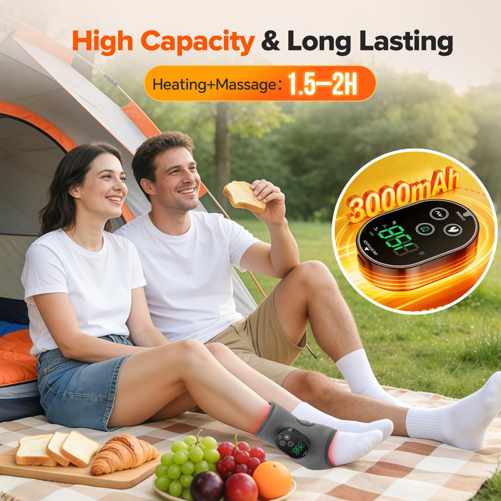 WoloyHeatie foot massager independent motors highlight targeted relief