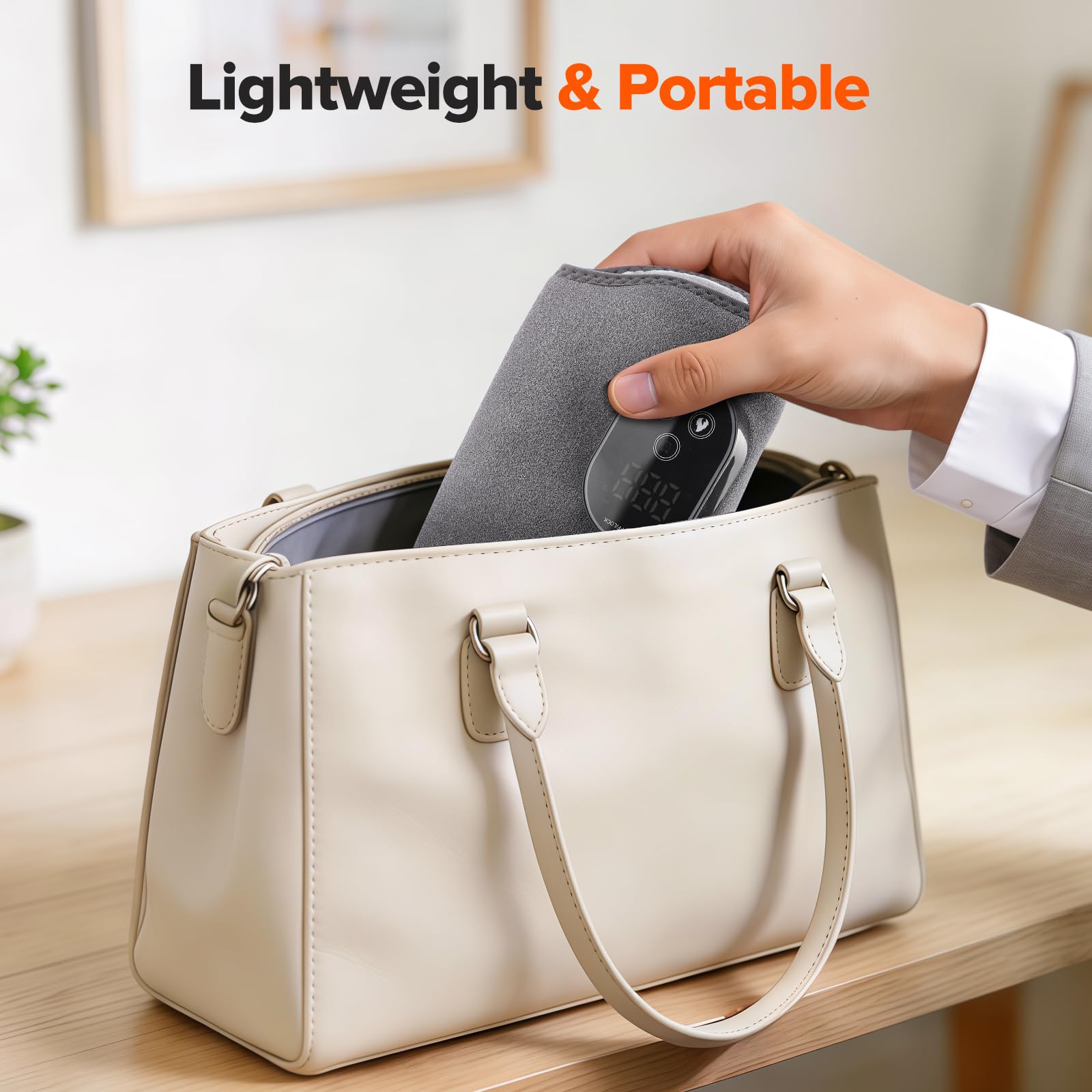 WoloyHeatie foot massager travel-ready compact design for journeys