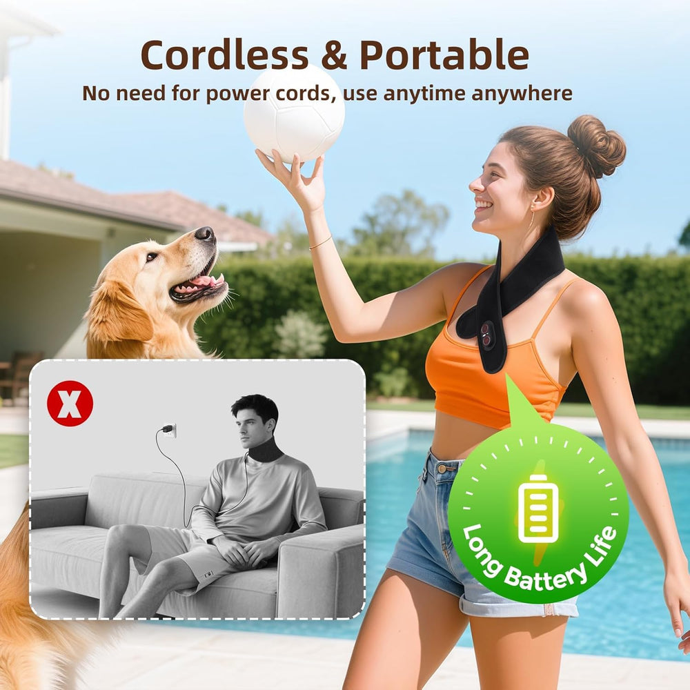 WoloyHeatie rechargeable 3000mAh battery enables wireless use during daily tasks
