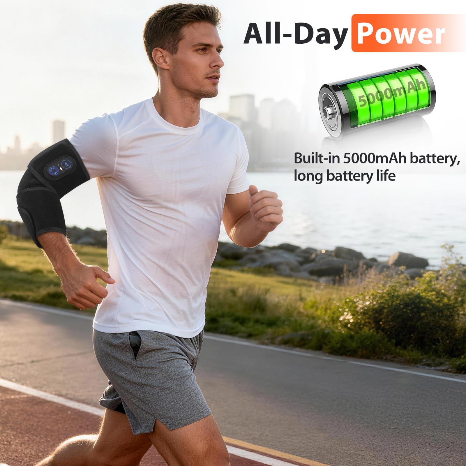 WoloyHeatie portable elbow wrap ideal for on the go relief